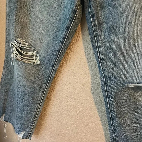New Pistola Surf Distressed Jeans Button Fly Frayed Hem 32 NWT - Picture 4 of 9